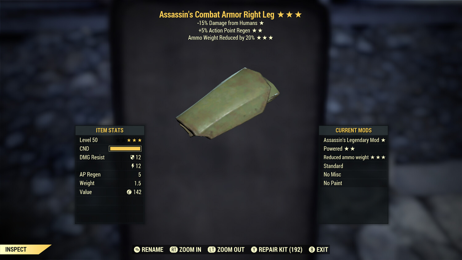 Assassins AP AWR Combat RL