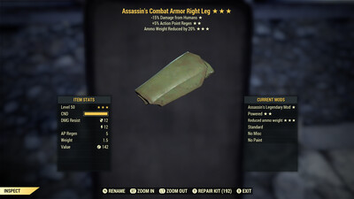 Assassins AP AWR Combat RL
