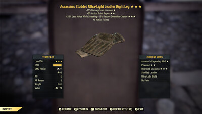 Assassins AP HTD Leather RL