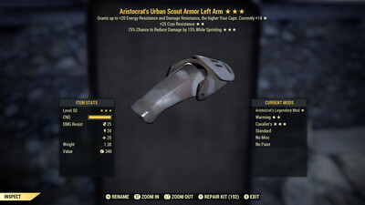 Aristocrat Cryo Cavalier U Scout LA