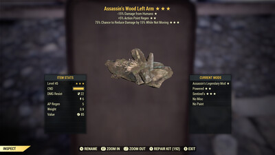 Assassins AP Sentinel Wood LA