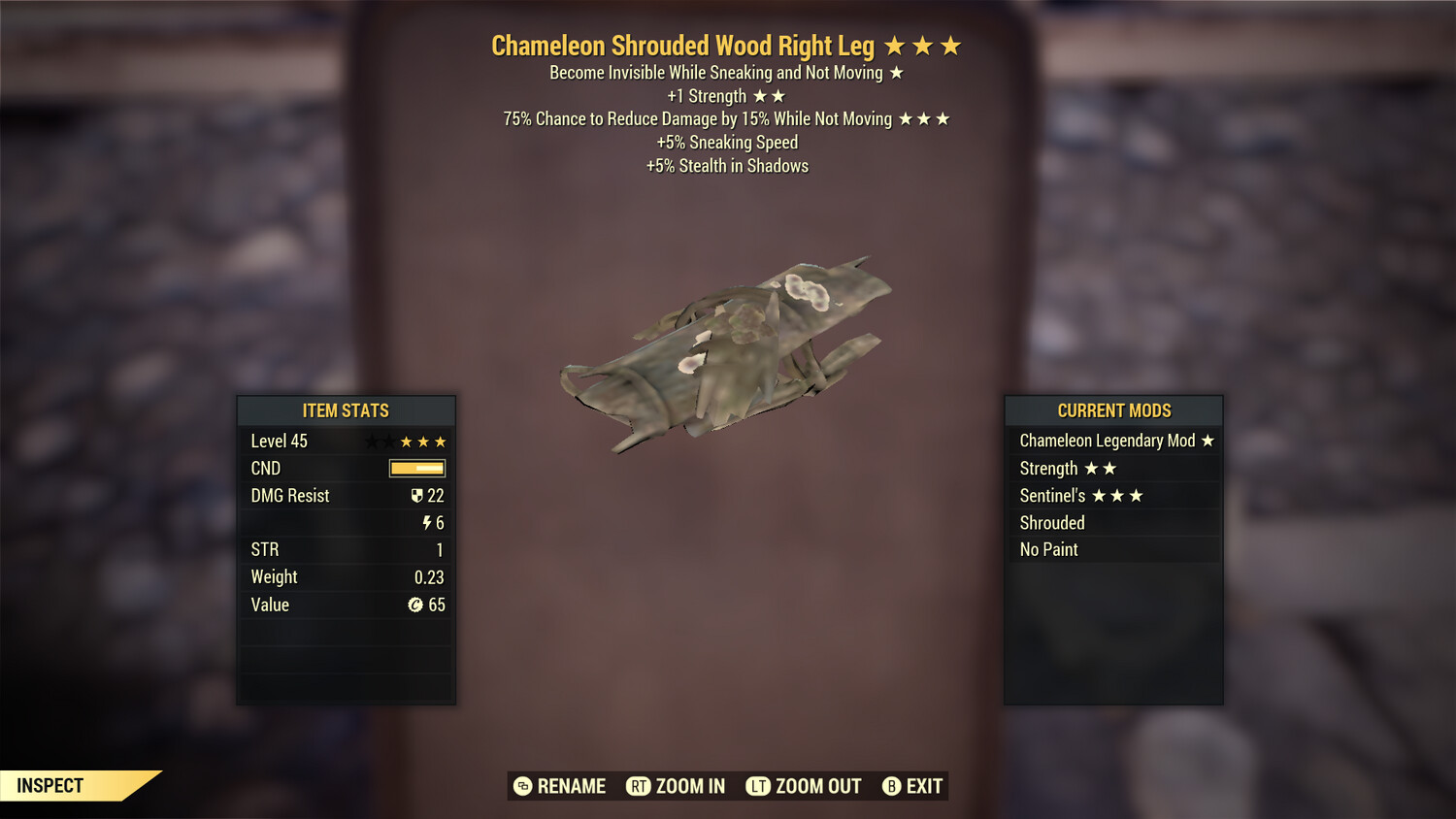 Chameleon 1S Sentinel Wood RL