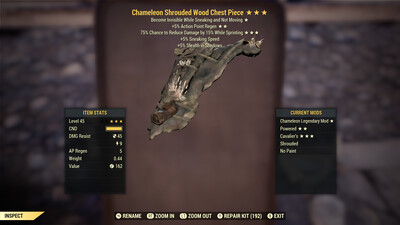 Chameleon AP Cavalier Wood Chest