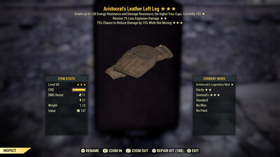 Aristocrat Explosive Sentinel Leather LL