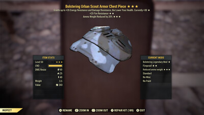 Bolstering FR AWR U Scout Chest