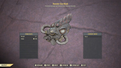 Rooster Gas Mask