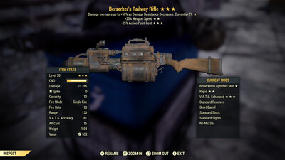 Berserkers 25/25 Railway Rifle
