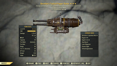 Berserkers 25/15r Pepper Shaker