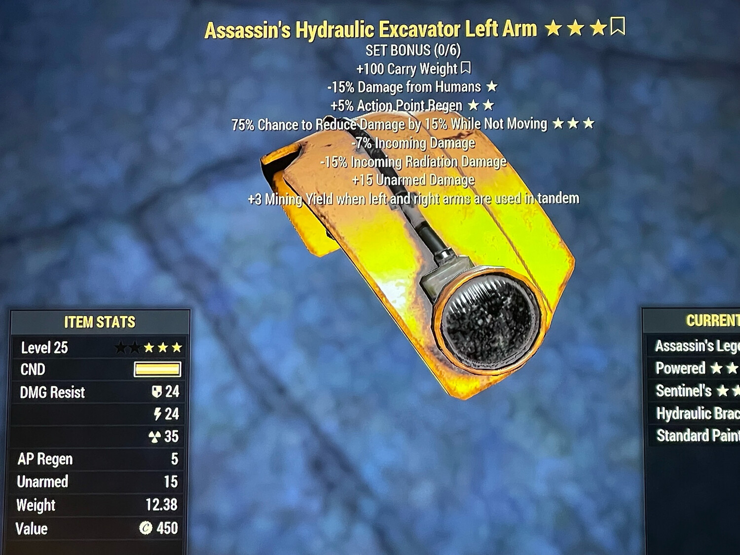 Assassins AP Sentinel Excavator LA Lvl 25