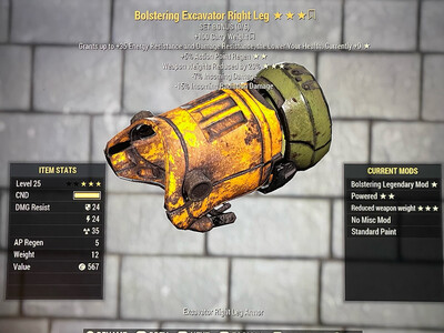Bolstering AP WWR Excavator RL Lvl 25