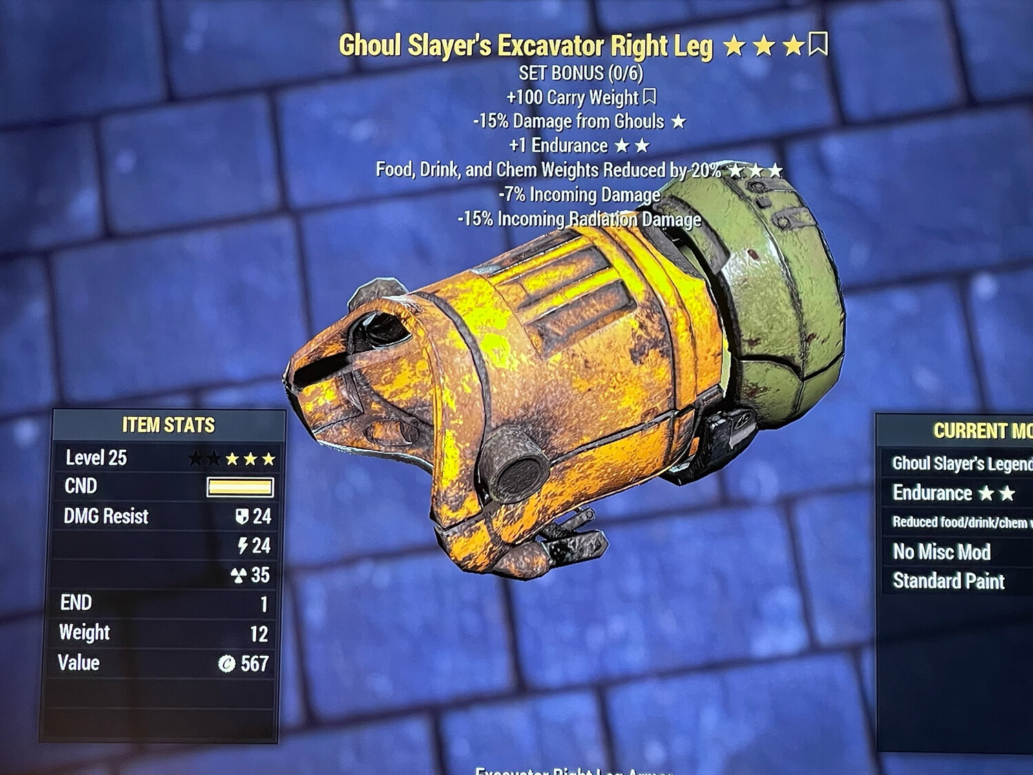 Ghoul Slayers 1E FDC Excavator RL Lvl 25