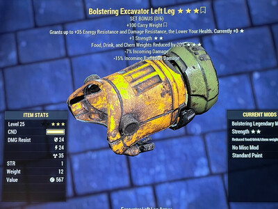 Bolstering 1S FDC Excavator LL Lvl 25