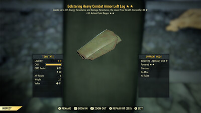 Bolstering AP Combat LL