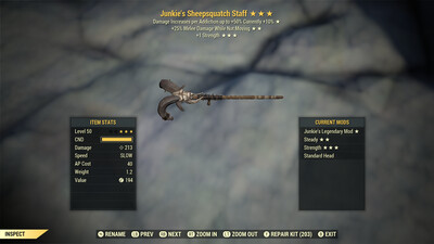Junkie 25/1S Sheepsquatch Staff