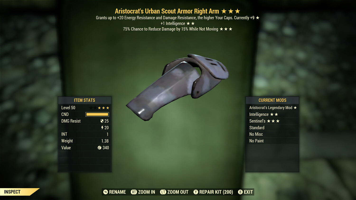 Aristocrat Intel Sentinel U Scout RA