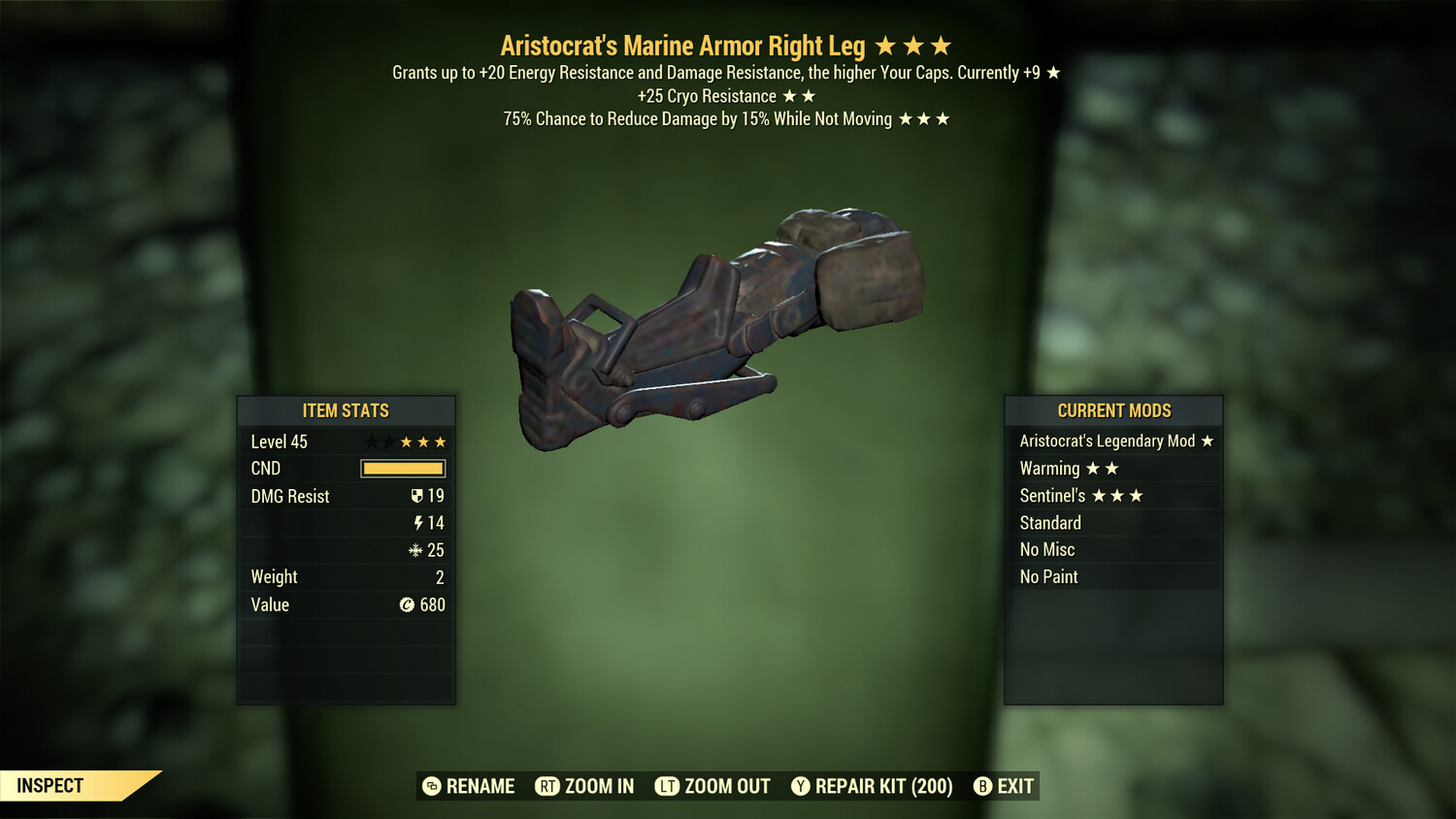 Aristocrat Cryo Sentinel Marine RL