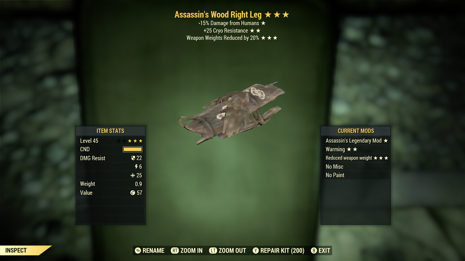 Assassins Cryo WWR Wood RL