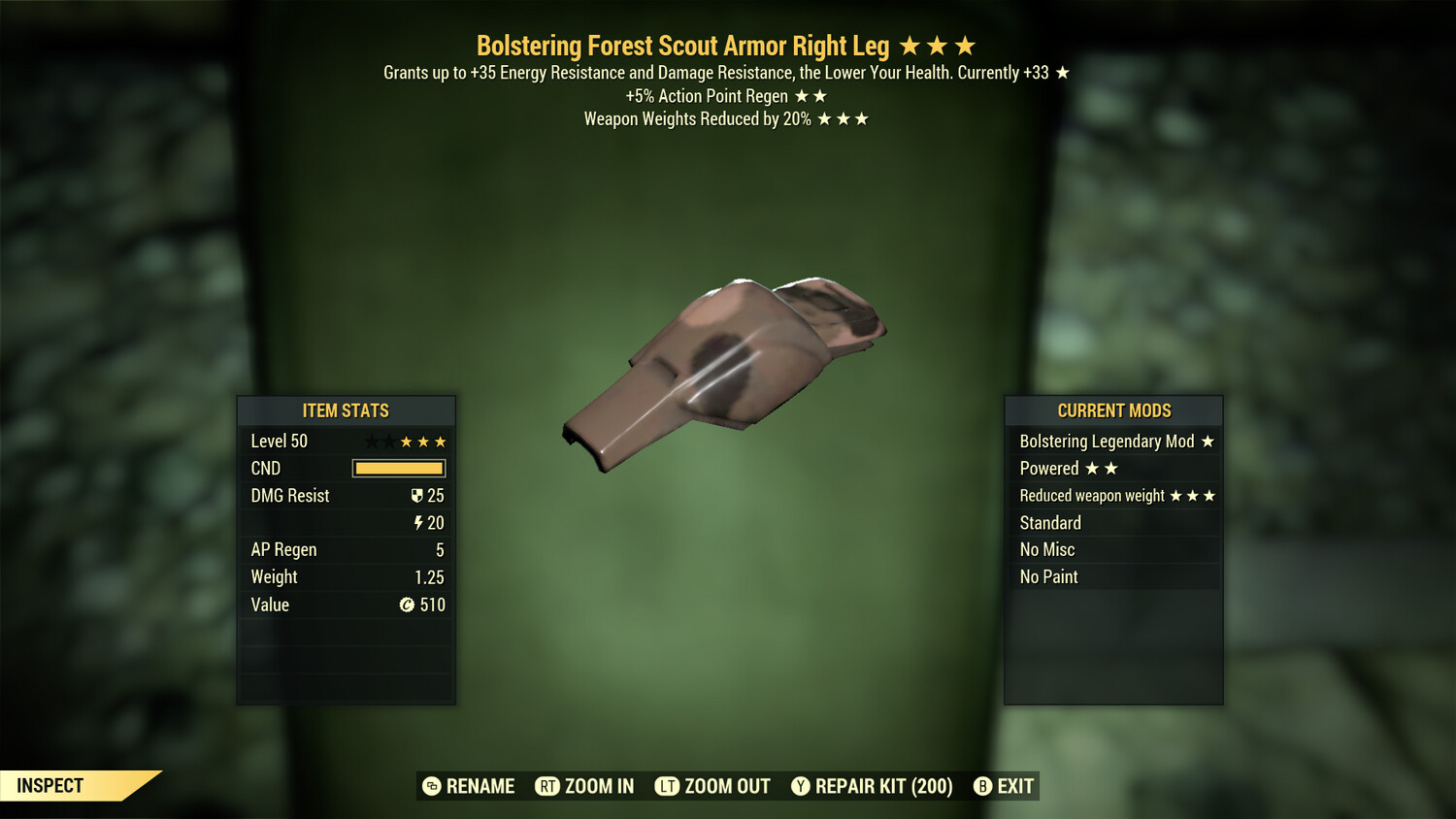 Bolstering AP WWR F Scout RL