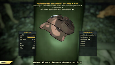 Auto Stim Intel Cavalier F Scout Chest