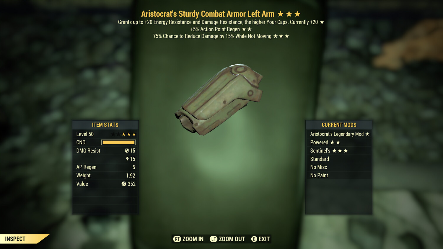 Aristocrat AP Sentinel Combat LA