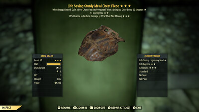 Life Saving Intel Sentinel Metal Chest