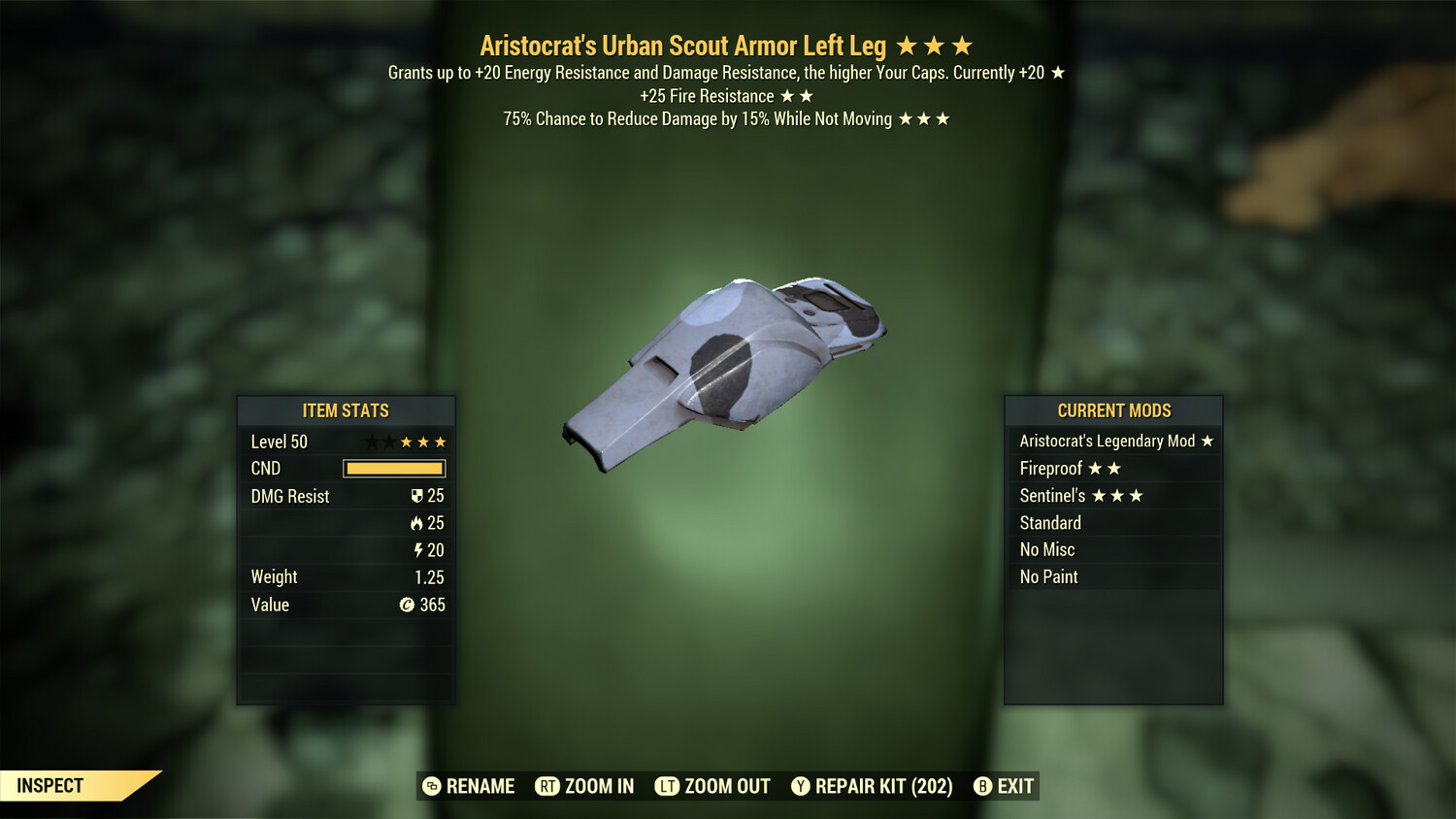 Aristocrat FR Sentinel U Scout LL