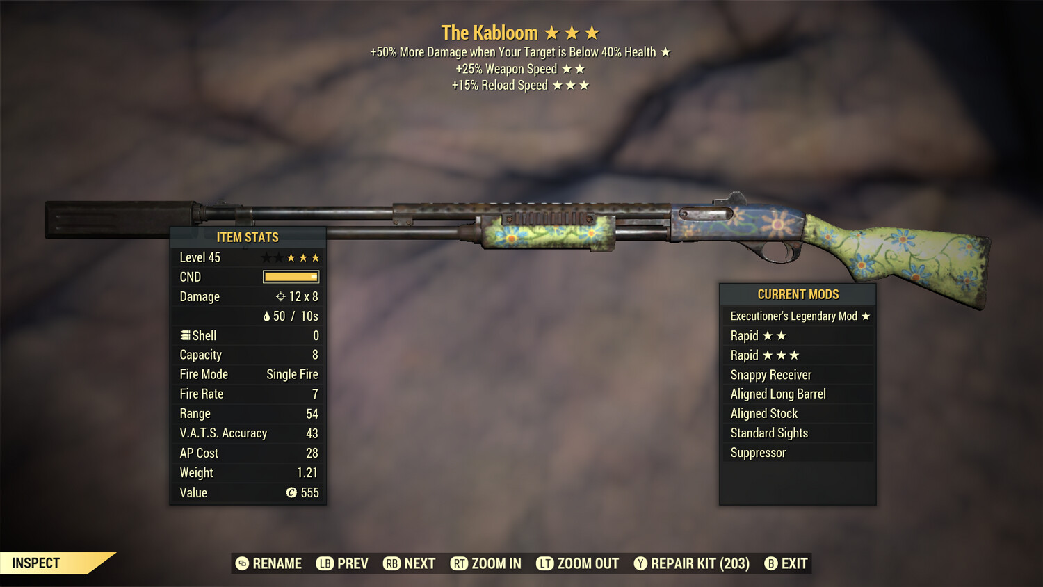 Executioners 25/15r The Kabloom