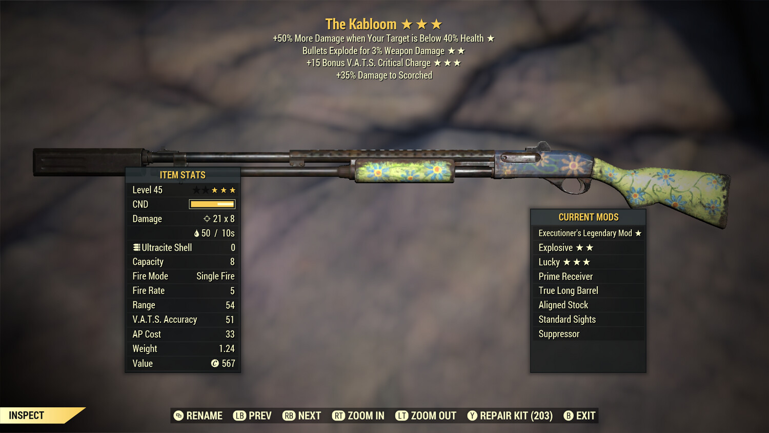 Executioners Explosive 15c Kabloom