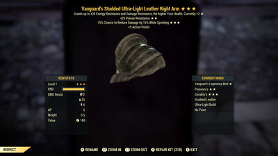 Vanguard PR Cavalier Leather RA Lvl 1