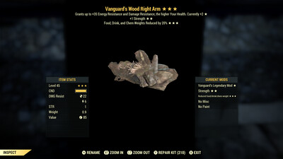 Vanguard 1S FDC Wood RA Lvl 1