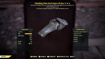 Unyielding FR Sentinel U Scout LA