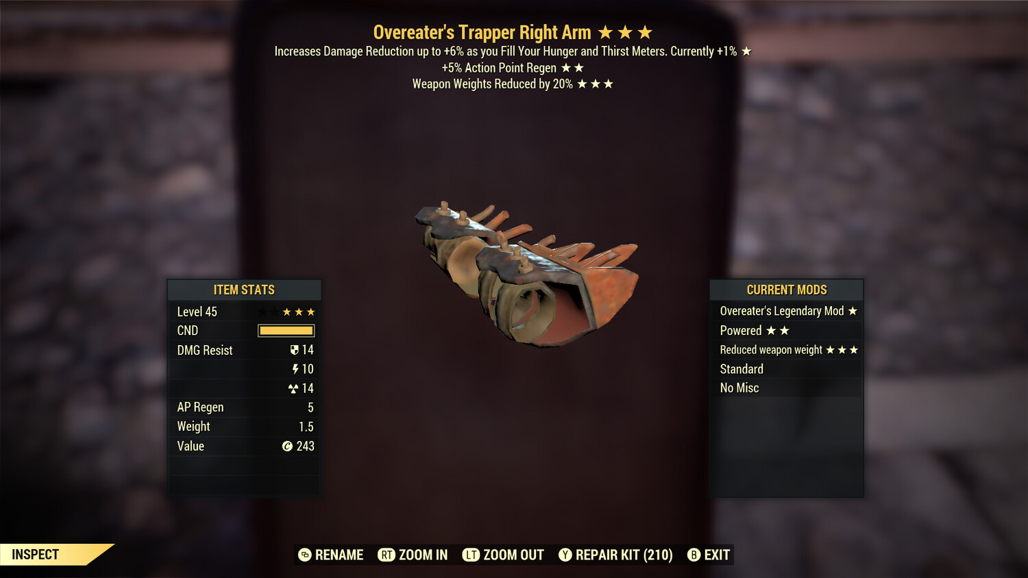 Overeaters AP WWR Trapper RA