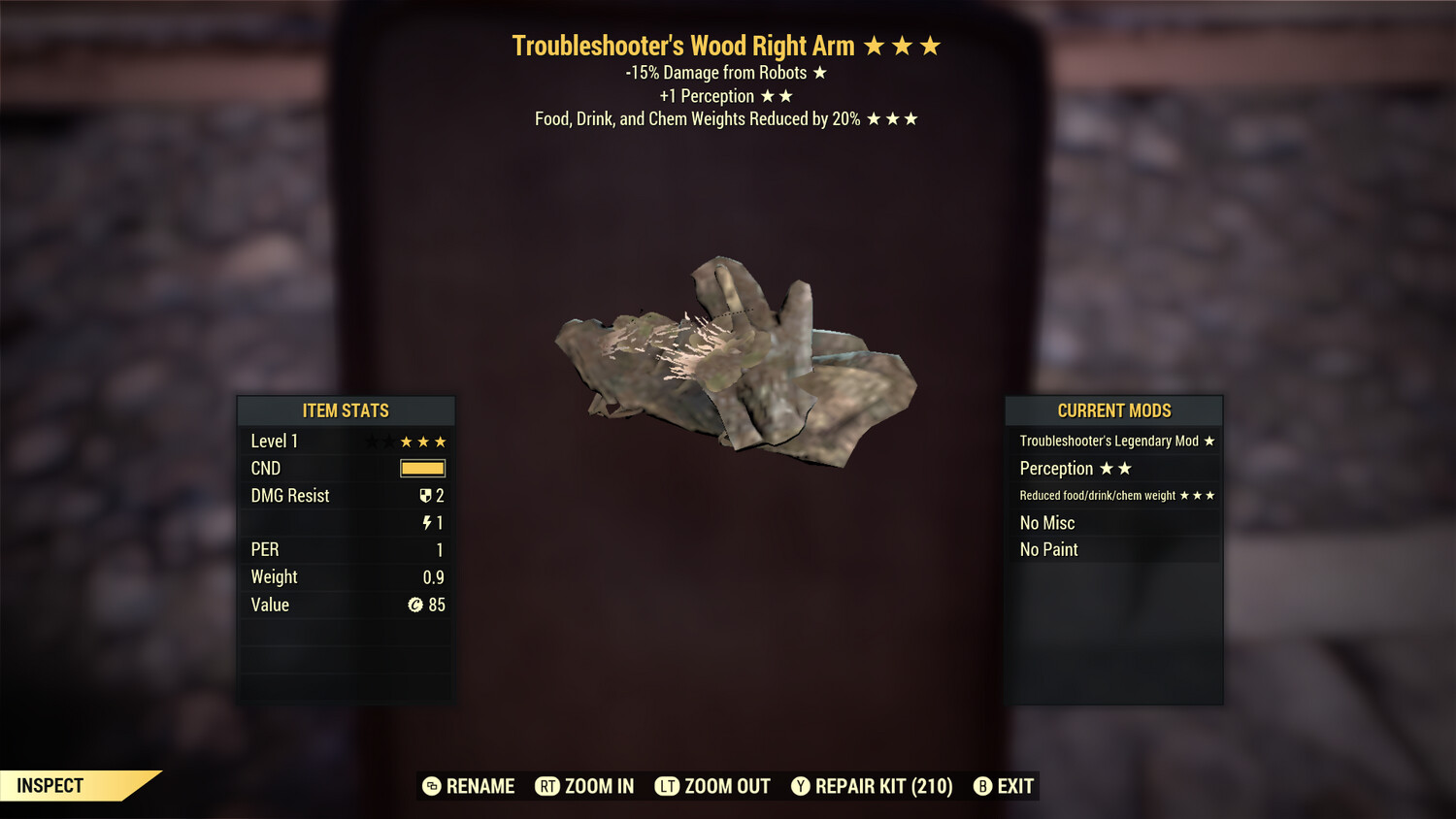 Troubleshooters 1P FDC Wood RA Lvl 1