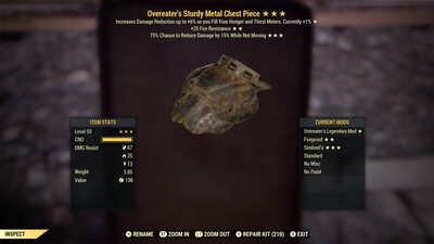 Overeaters FR Sentinel Metal Chest