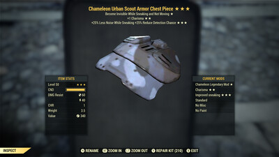 Chameleon 1C HTD U Scout Chest