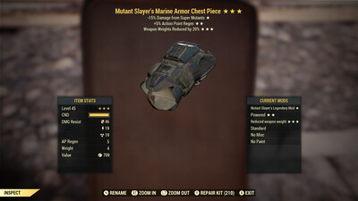 Mutant Slayers AP WWR Marine Chest