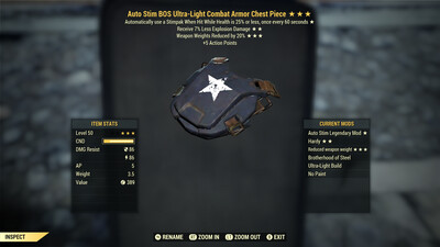 Auto Stim Explosive WWR Combat Chest