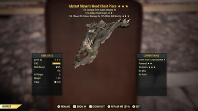 Mutant Slayers AP Sentinel Wood Chest