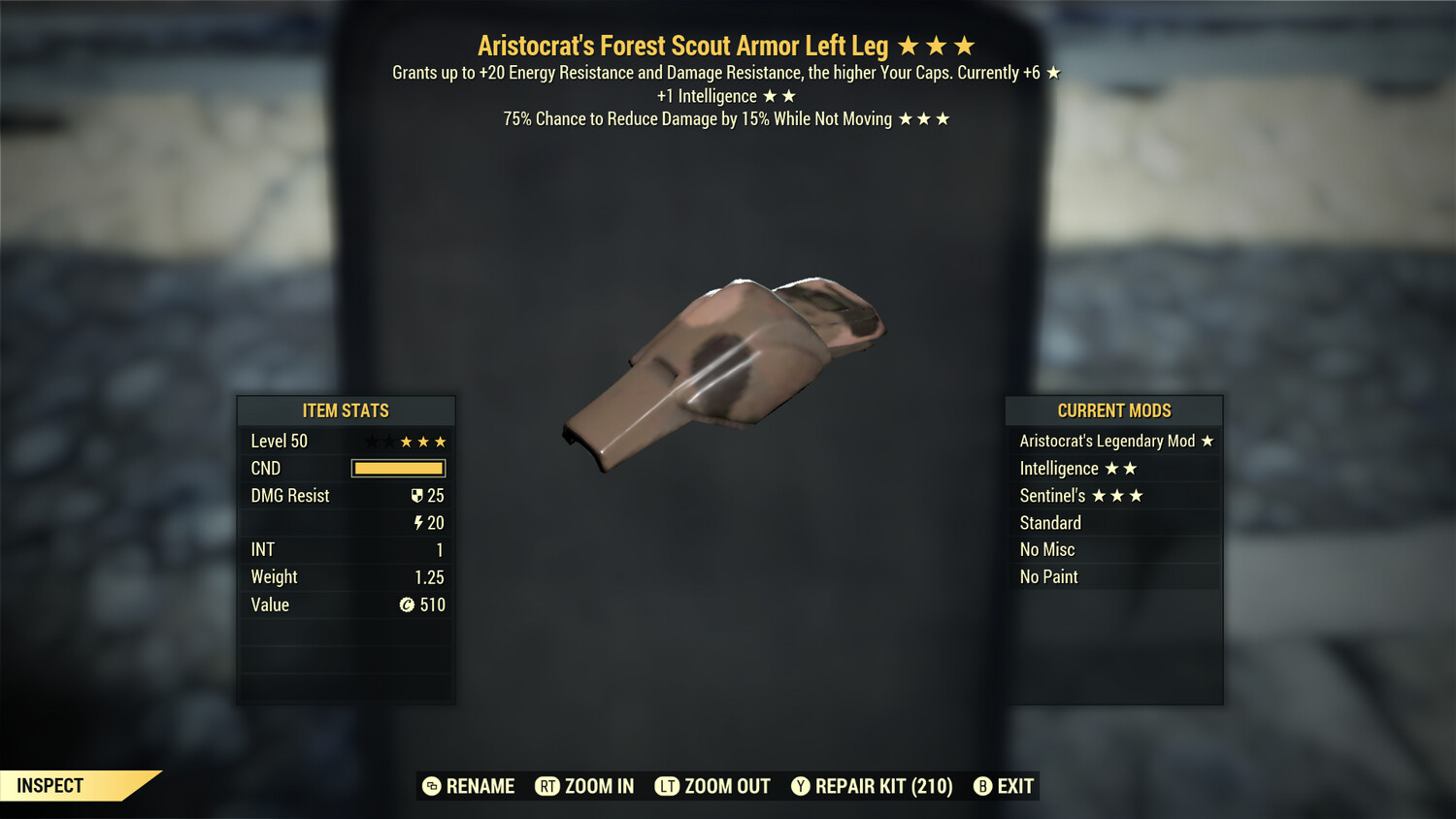 Aristocrat Intel Sentinel F Scout LL