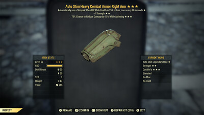 Auto Stim 1S Cavalier Combat RA