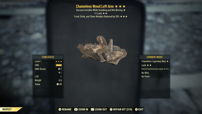 Chameleon 1L FDC Wood LA Lvl 1
