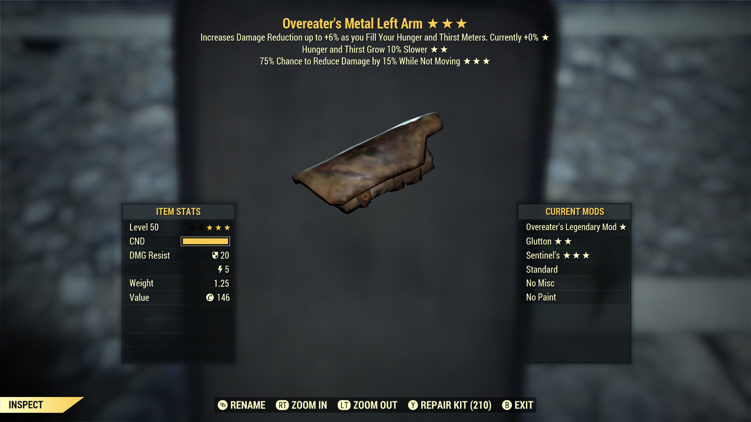 Overeaters Hunger Sentinel Metal LA