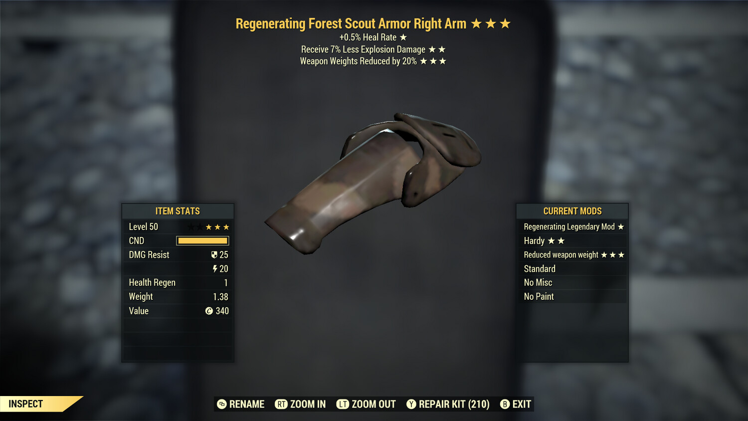 Regenerating Explosive WWR F Scout RA