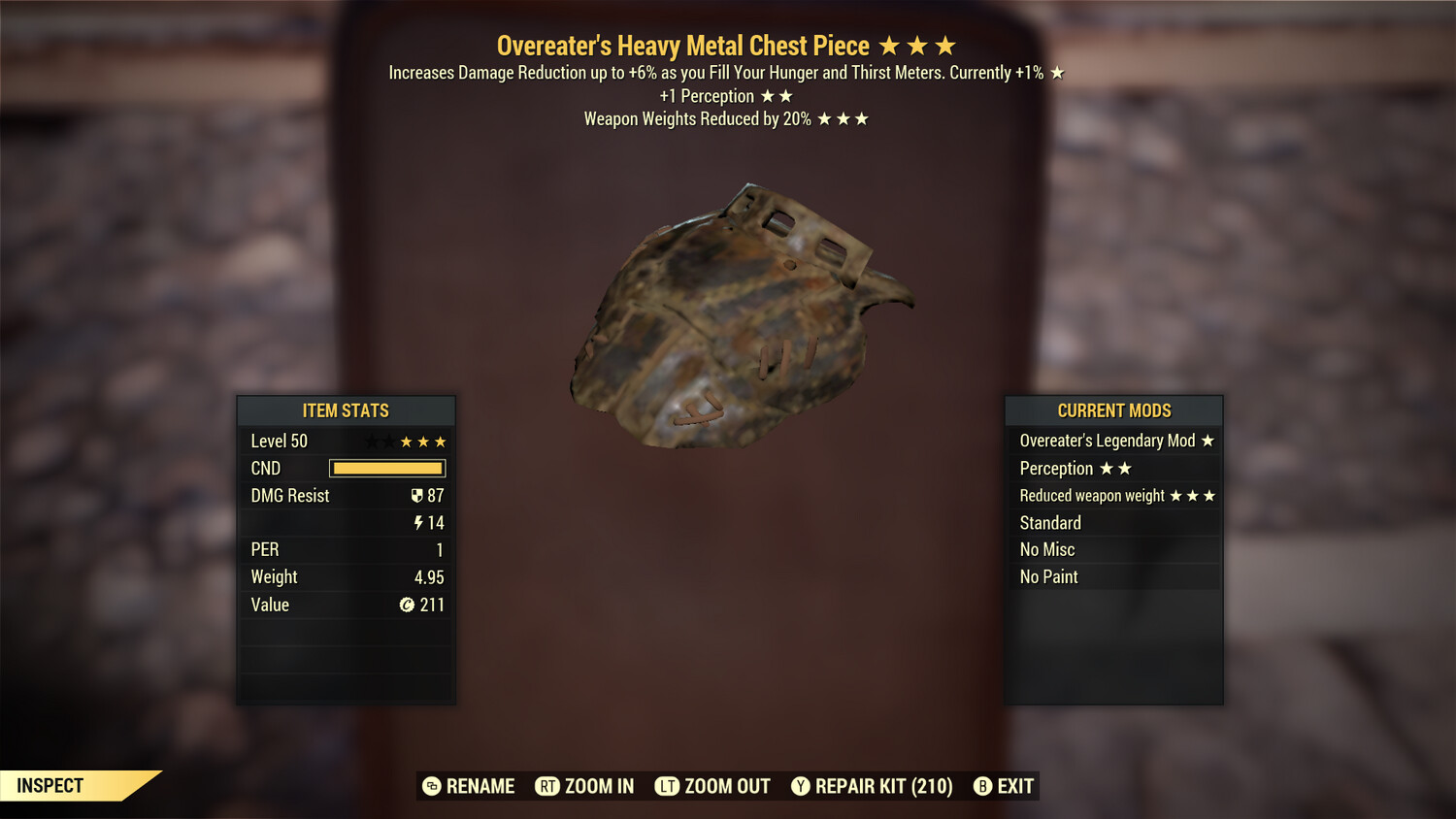 Overeaters 1P WWR Metal Chest