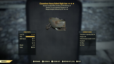 Chameleon Explosive WWR Robot RA