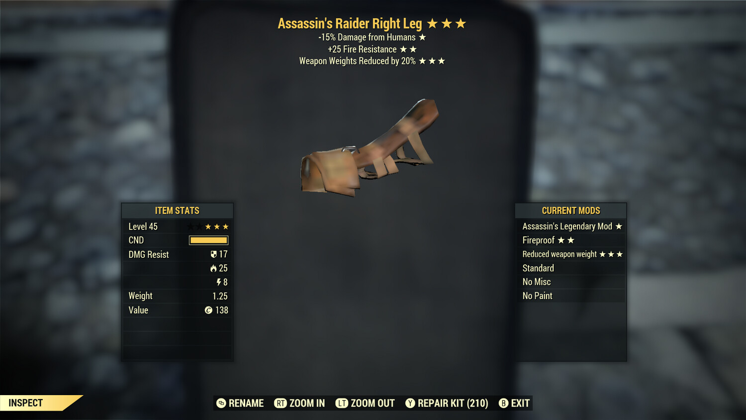Assassins FR WWR Raider RL
