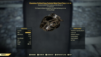 Chameleon 1L Sentinel Metal Chest