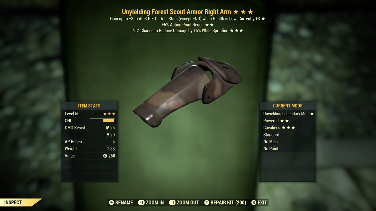 Unyielding AP Cavalier F Scout RA
