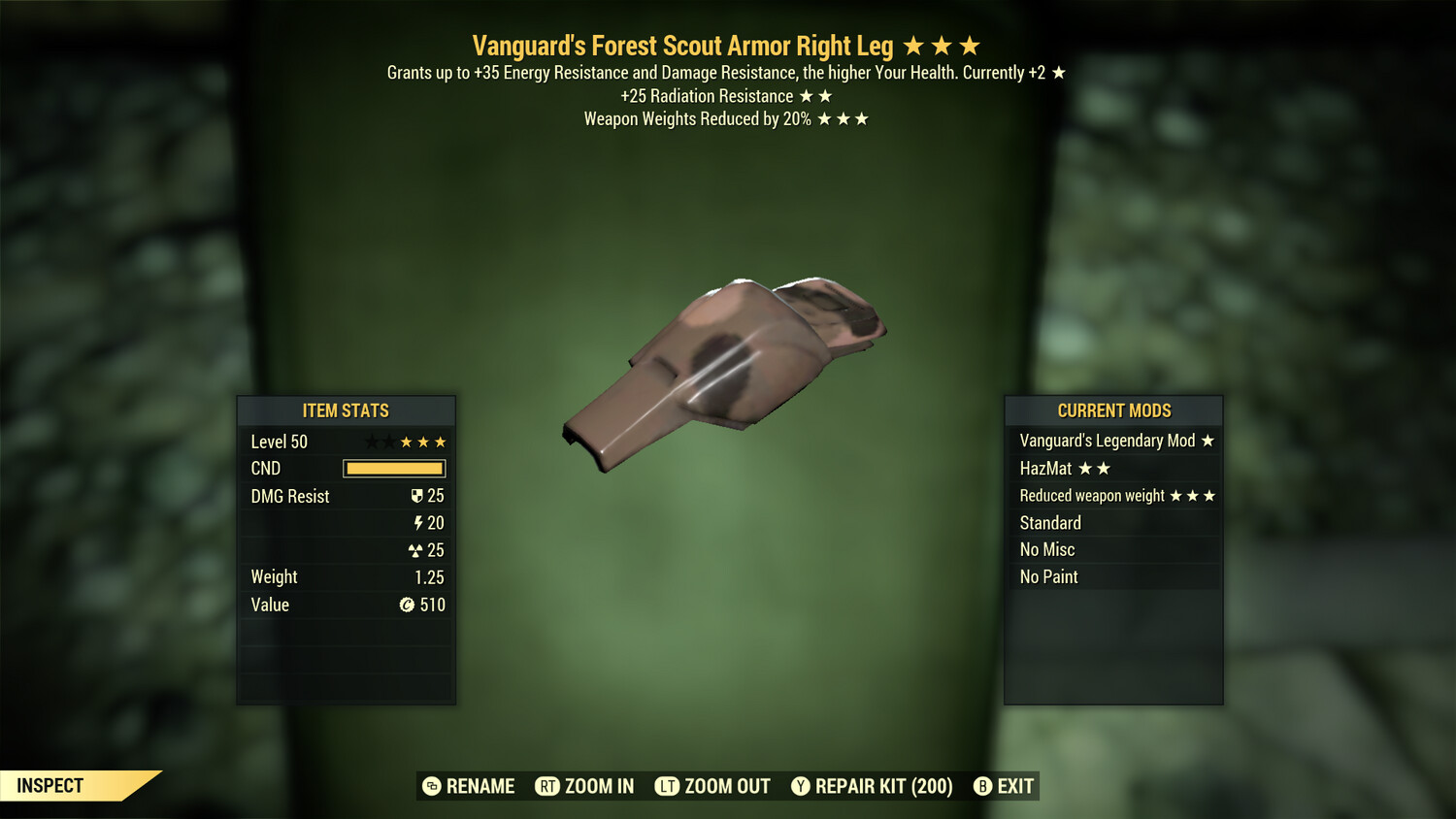 Vanguard RR WWR F Scout RL