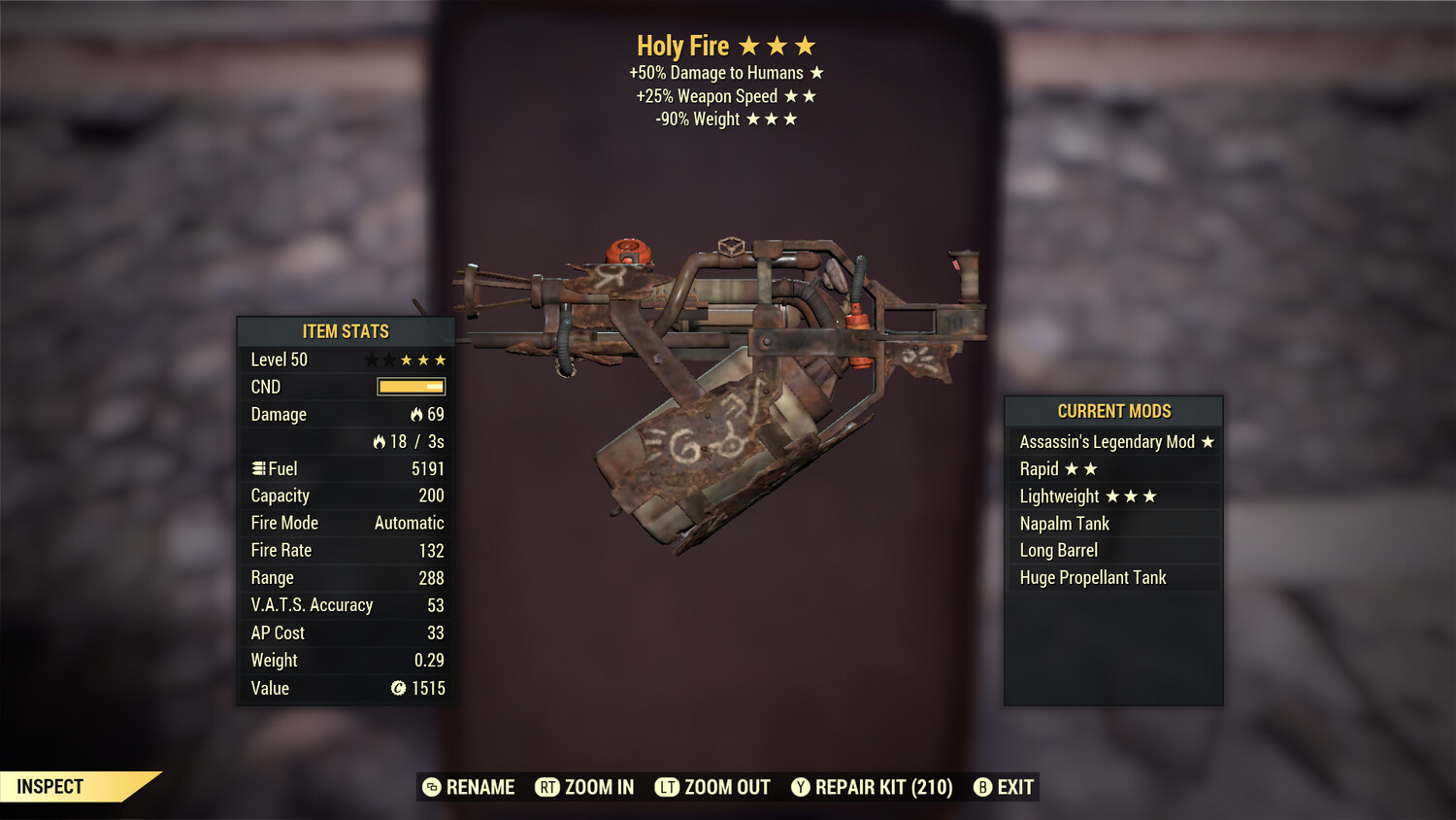 Assassins 25/90 Holy Fire